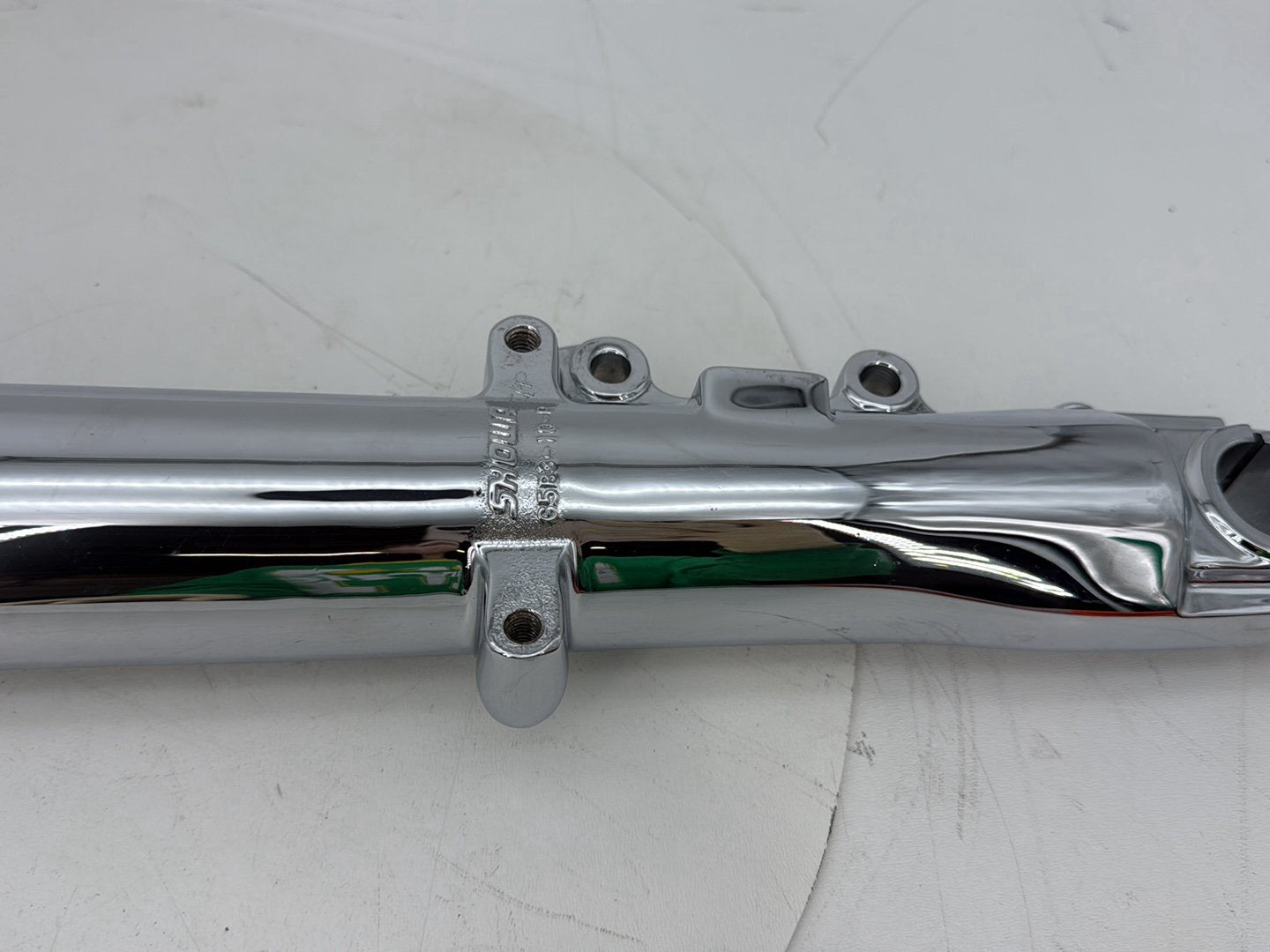 2008 Harley Touring Electra Glide Ultra OEM Front Left Fork 1 Slider Leg Tube