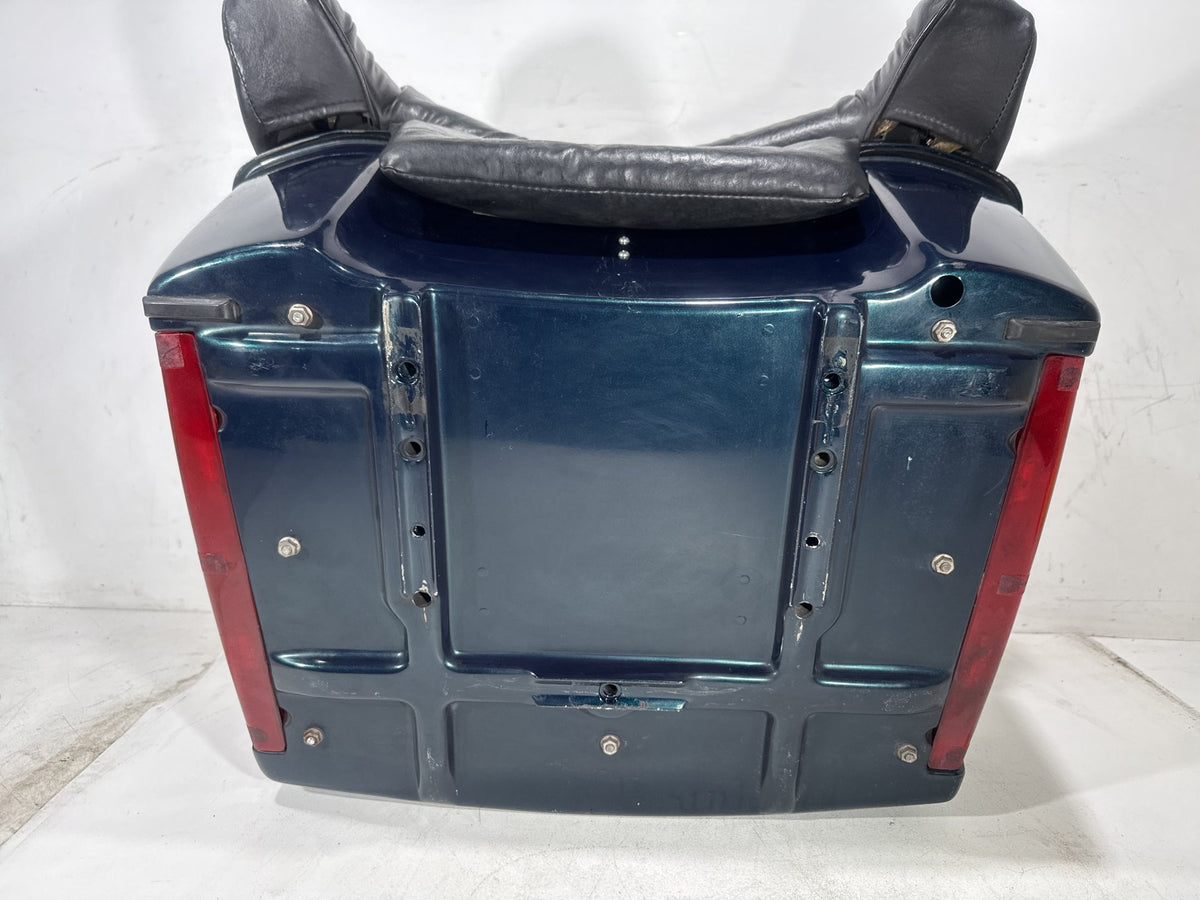 01 Harley Electra Glide Touring Classic OEM Pass Backrest Tour Pak Luggage NOKey