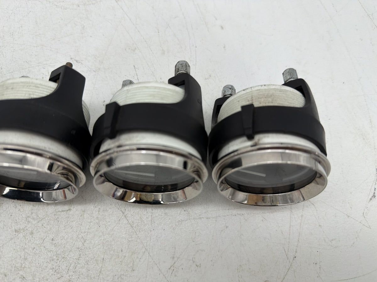 10 Harley Street Glide Touring Air Oil Volt Fuel Tacho Speedo Gauges Silver Face
