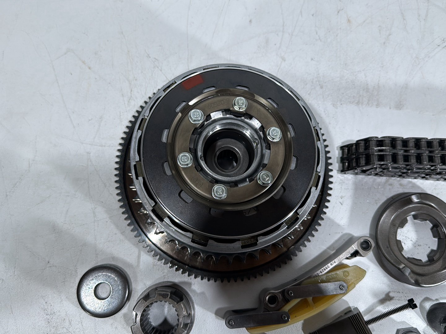 2008 Harley Dyna Fat Bob FXDF OEM Clutch Basket Chain Tensioner Kit