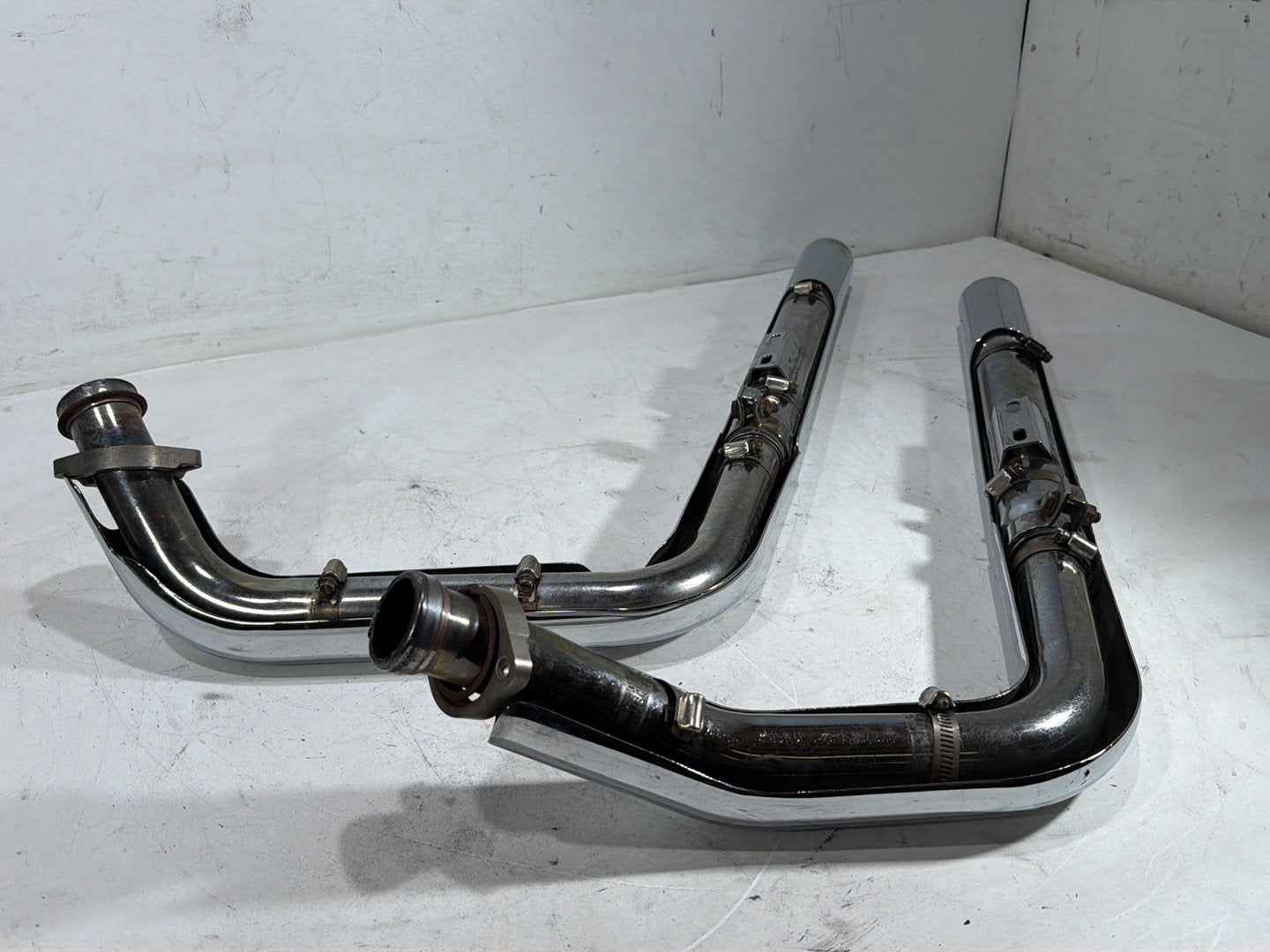 2005 Harley Sportster 1200 Roadster XL1200R OEM Exhaust Header Pipes Vance & Hines