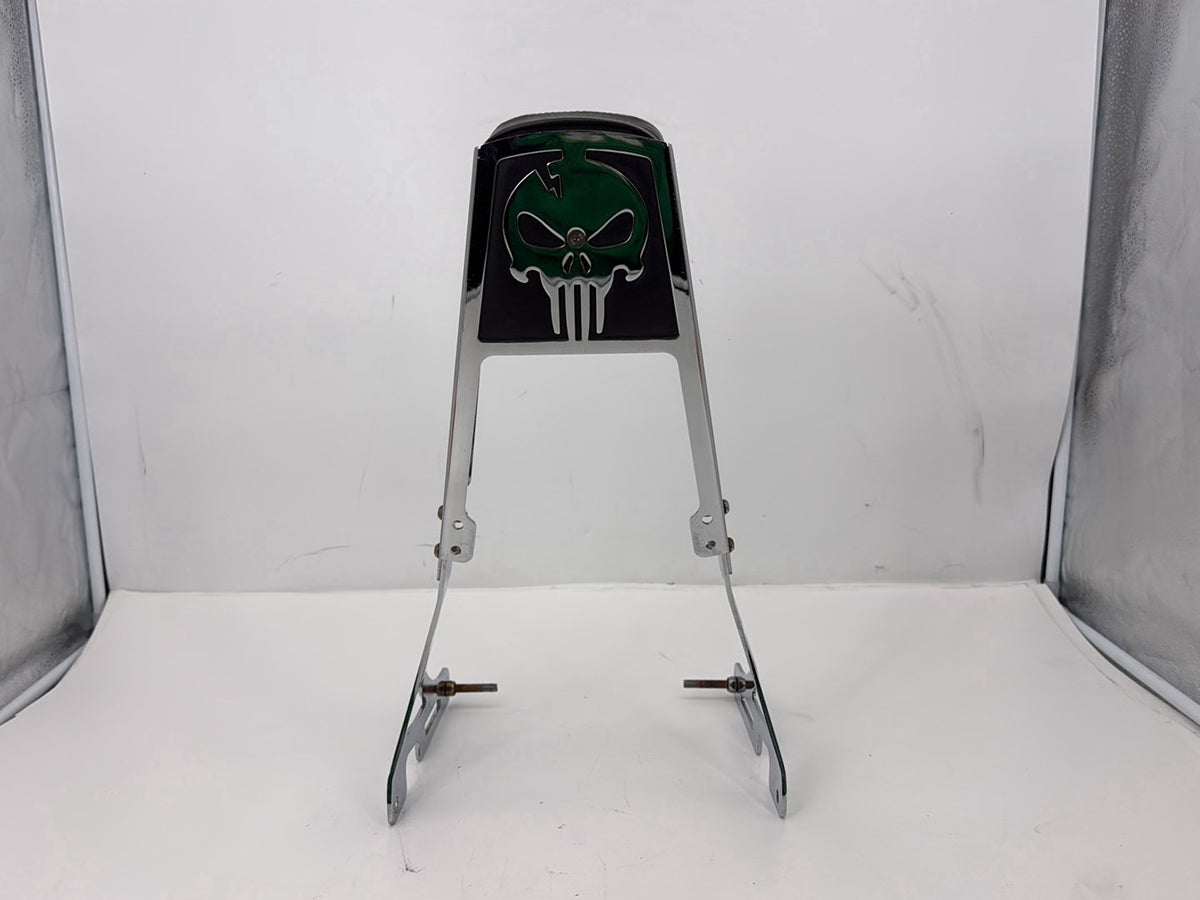 2003 Harley Sportster XL1200C 1200 OEM Rear Sissy Bar w/ Backrest Cushion Pad
