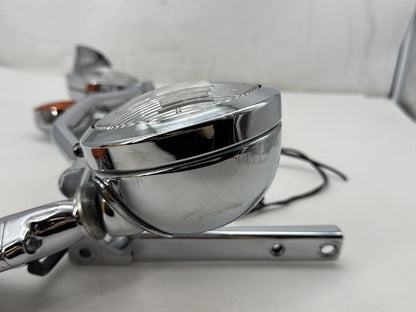 1991 Harley Heritage Softail Classic FLSTC OEM Front Turn Signal Indicators Aux Light Bar