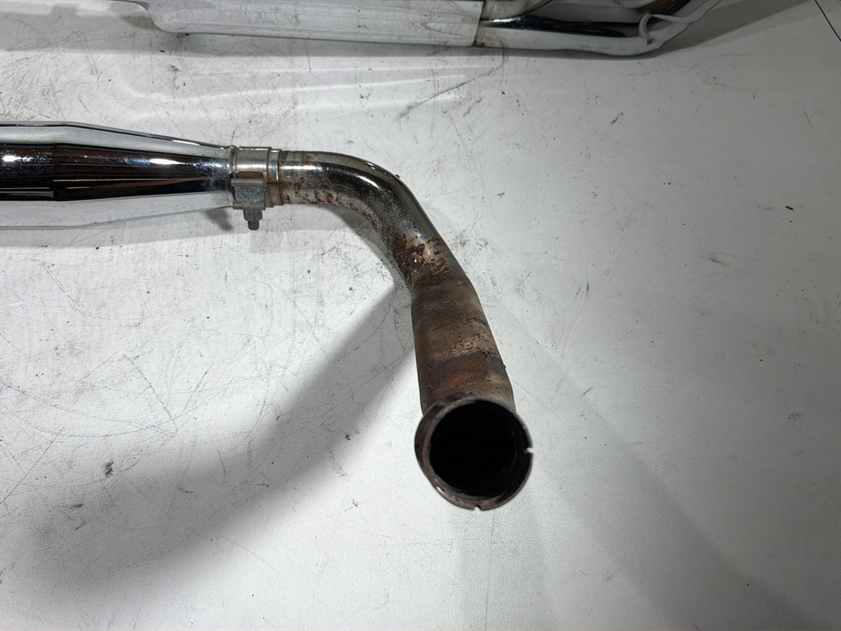 2010 Harley Road King Touring Classic Exhaust Headers Pipe Mufflers Python