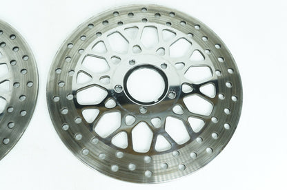 1999 - 2006 Harley-Davidson Touring Electra Glide Police Front Brake Rotors Disc Pair 44136-00