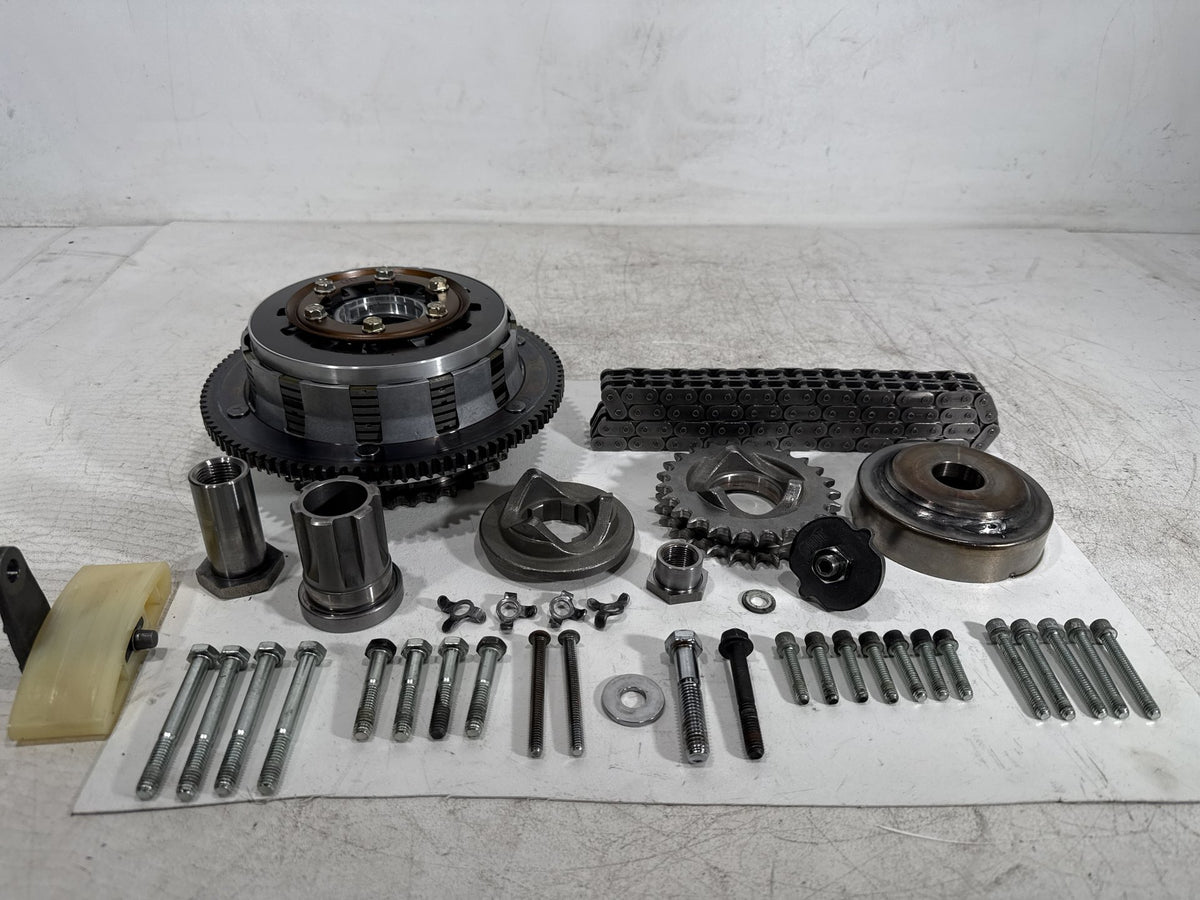 2001 Harley Fat Boy Softail FLSTF OEM Clutch Basket Chain Tensioner Kit