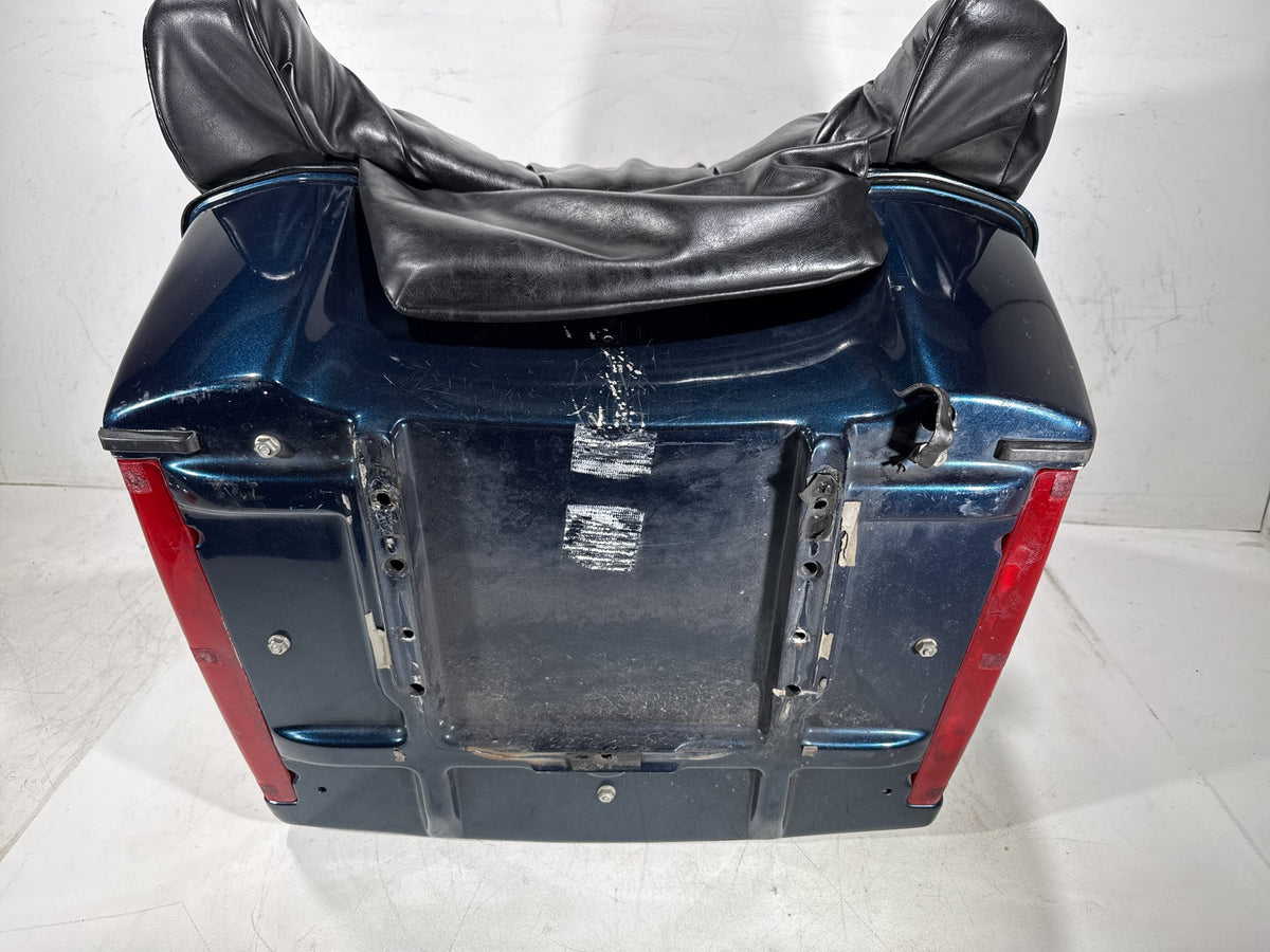 02 Harley Electra Glide Touring Classic OEM Pass Backrest Tour Pak Luggage NOKey