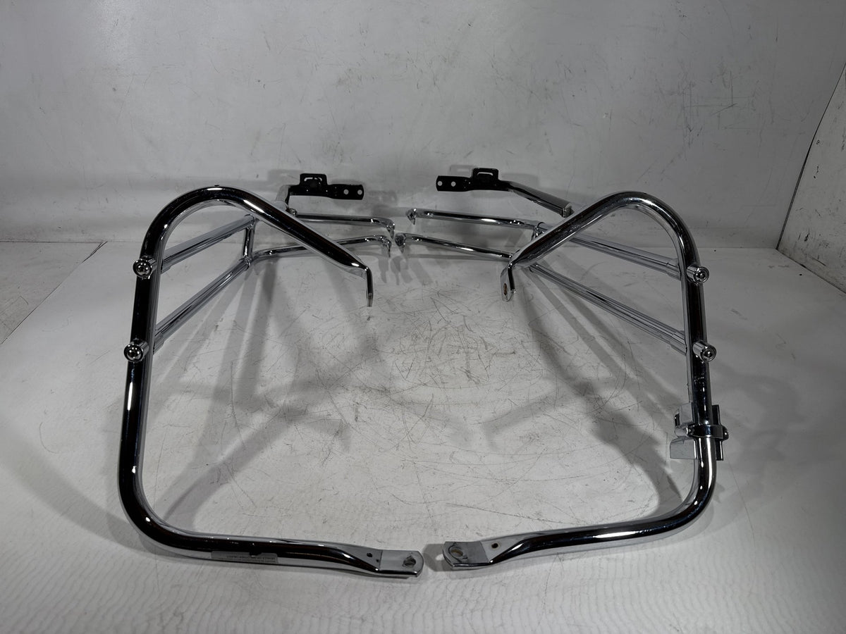 2007 Harley Electra Glide Touring CVO Rear Left Right Saddlebag Guard Rails Bar