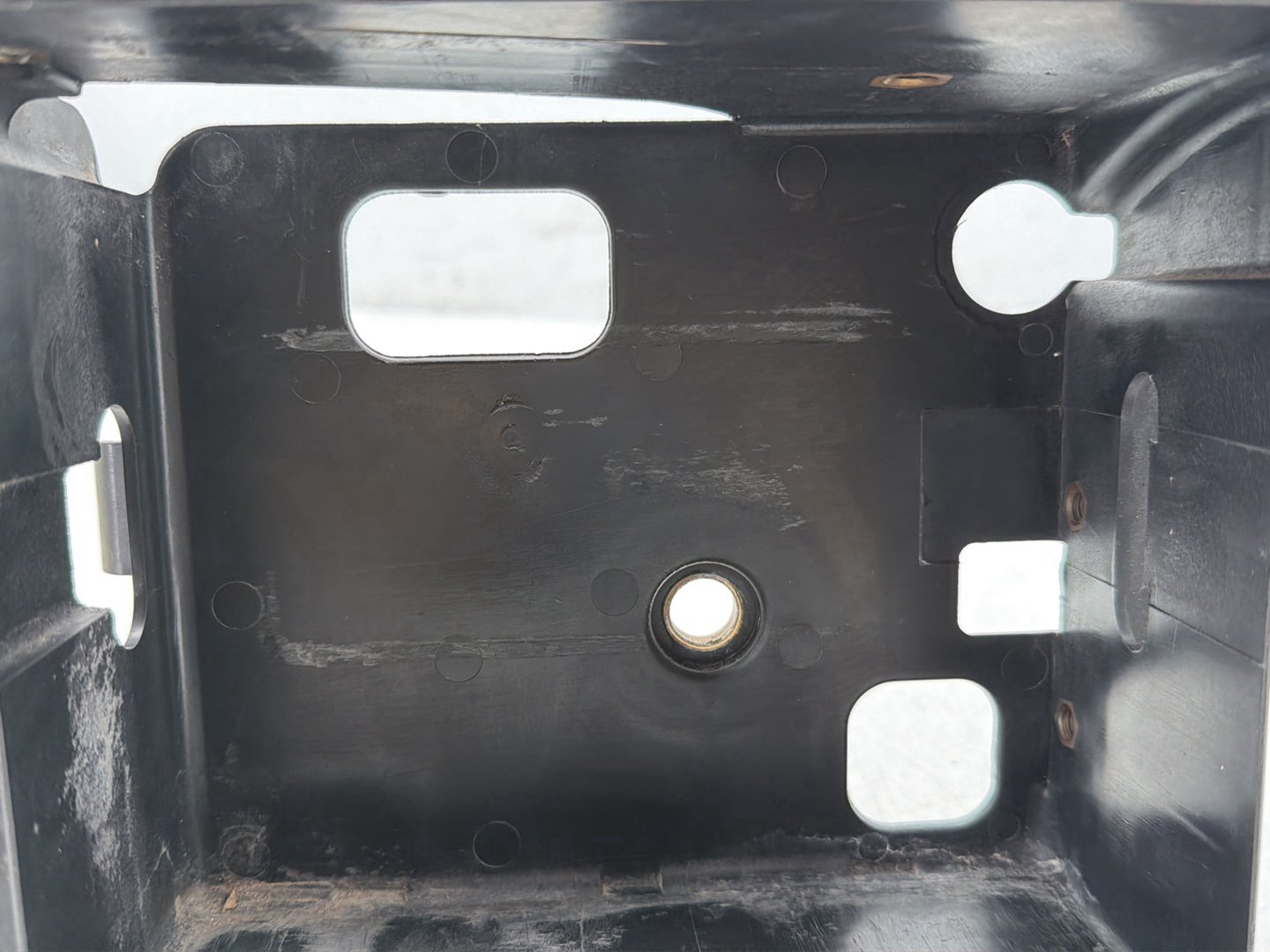2009 Harley Dyna Street Bob FXDB OEM Battery Lower Box Tray 70379-06A