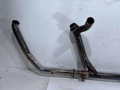 03 Harley Road King Touring FLHRCI Classic Exhaust Header Pipes Muffler RINEHART