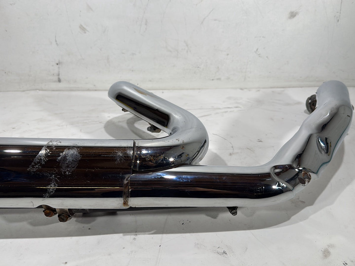 2001 Harley Electra Glide Touring Exhaust Header Pipe 2 into 1 NO Bracket BENT