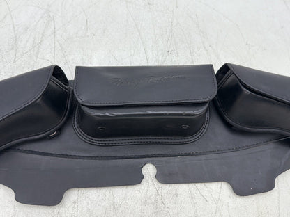07 Harley Electra Glide Touring Ultra OEM Front Onboard Tool Bag Leather Storage