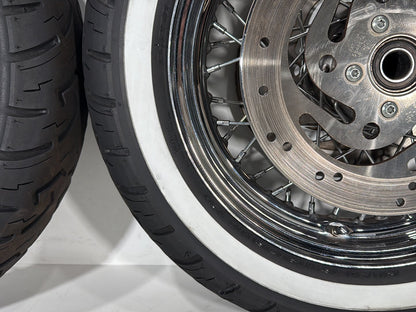 1999 - 2006 Harley-Davidson Touring Electra Glide Ultra Front Rear Wheel Rim Tire Spoked 40960-08 , 43085-97