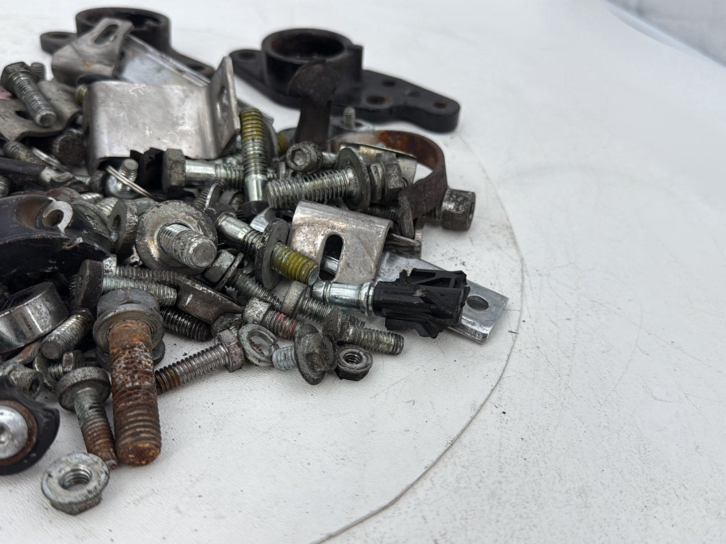 1999 - 2006 Harley-Davidson Touring Electra Glide Hardware Bolts Nuts & Brackets w/ Left Right Fork Swingarm Brackets