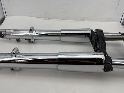 2013 Harley Street Glide Touring FLHX OEM Front Triple Tree Set & LH RH Fork Legs Sliders