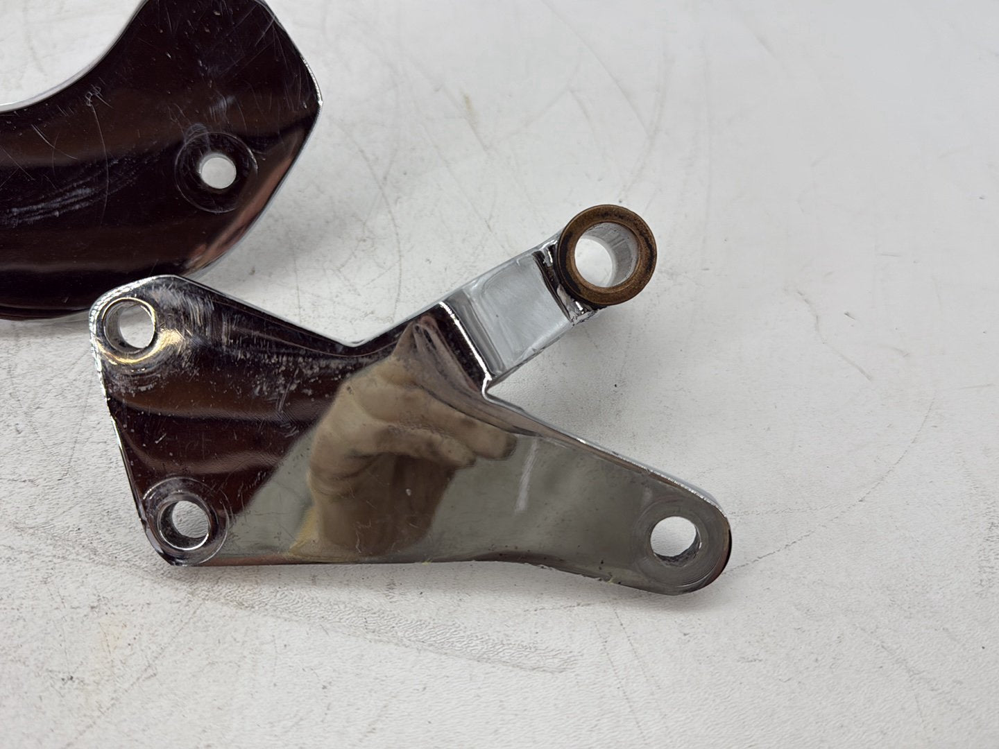 2001 Harley Sportster 883 Hugger XLH883 OEM Left Right Driver Footpeg Bracket Mounts