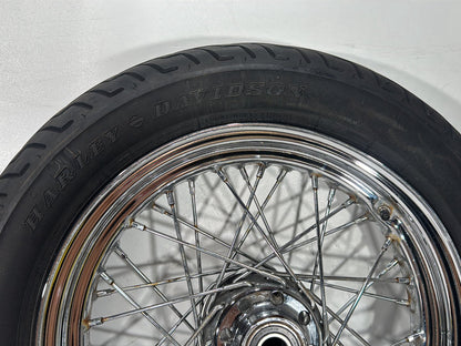 2013 Harley Heritage Softail Classic FLSTC OEM Front Rear Wheel Rim Tire Spoked