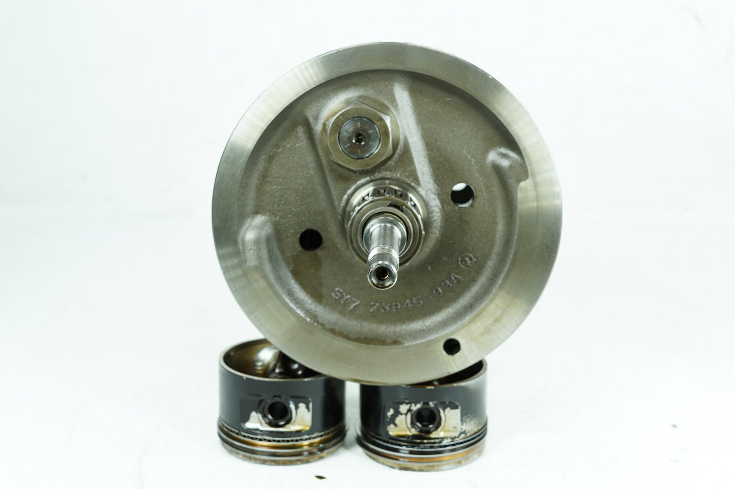 1984 - 1998 Harley-Davidson Touring Electra Glide Ultra Twin Cam Engine Crank Shaft Flywheel Pistons 23945-93A