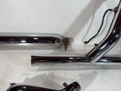 2008 Harley Touring Electra Glide Ultra OEM Exhaust Header Pipes Muffler COBRA