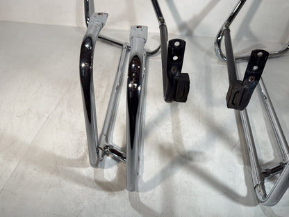 1984 - 1998 Harley-Davidson Touring Electra Glide Classic Rear Left Right Saddlebag Guard Rails Bar  	49193-93