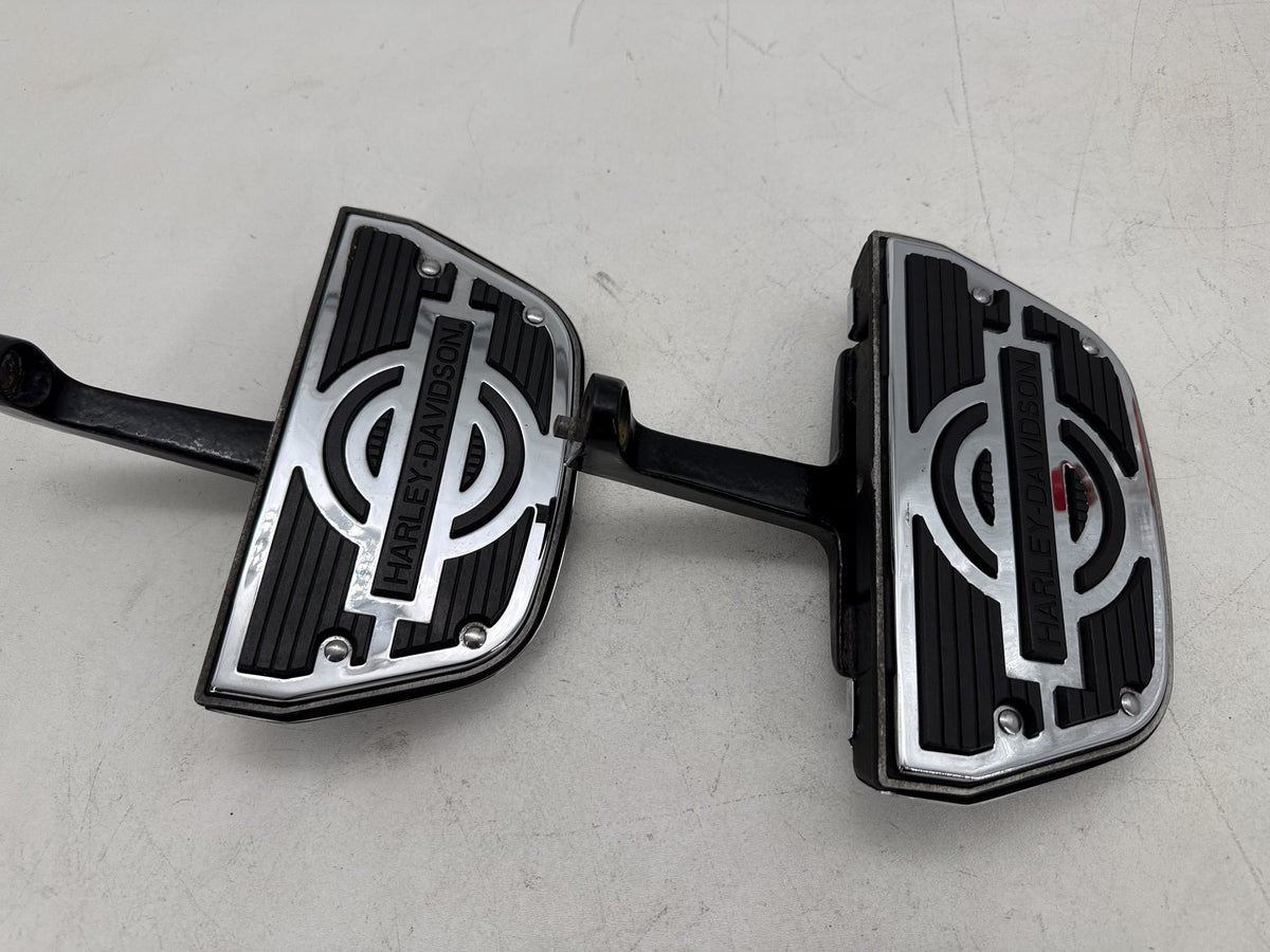 97 Harley Road King Touring FLHR OEM Left & Right Passenger Floorboard Foot Rest
