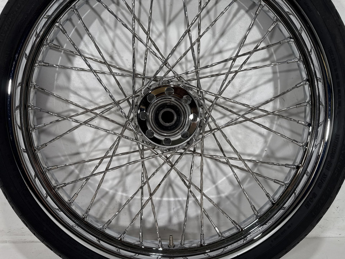 2003 Harley Softail Deuce FXSTDI OEM Front Wheel Rim Tire Spoked 90/80-21 21"