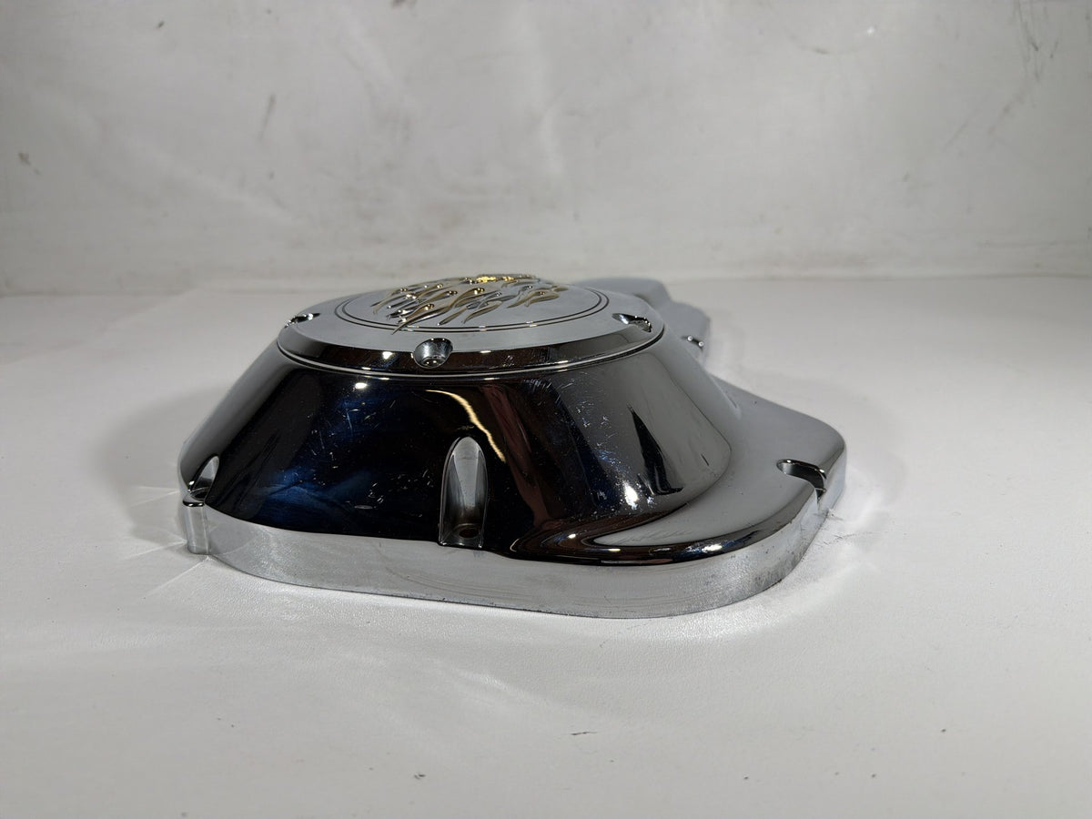 2004 Harley Electra Glide Touring Ultra OEM Outer Primary Clutch Cover FLAME