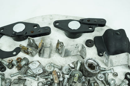 2000 - 2006 Harley-Davidson Touring Road King Custom Hardware Bolts Nuts & Brackets w/ Left Right Swingarm Brackets