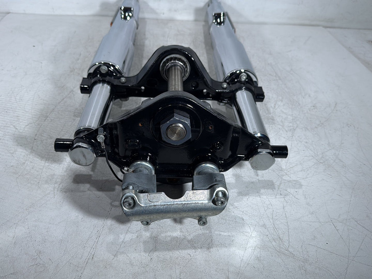 2013 Harley Electra Glide Touring CVO Screamin Eagle OEM Front Triple Tree Set & LH RH Fork Legs Sliders