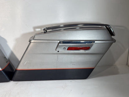 1984 - 1998 Harley-Davidson Touring Electra Glide Classic Left Right Saddlebags Luggage NOKey 90752-93