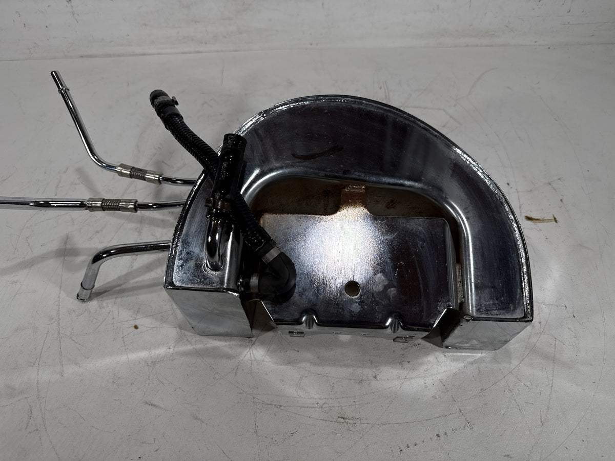 03 Harley Softail Deuce FXSTDI OEM Oil Tank Reservoir Bottle Canister & Dipstick