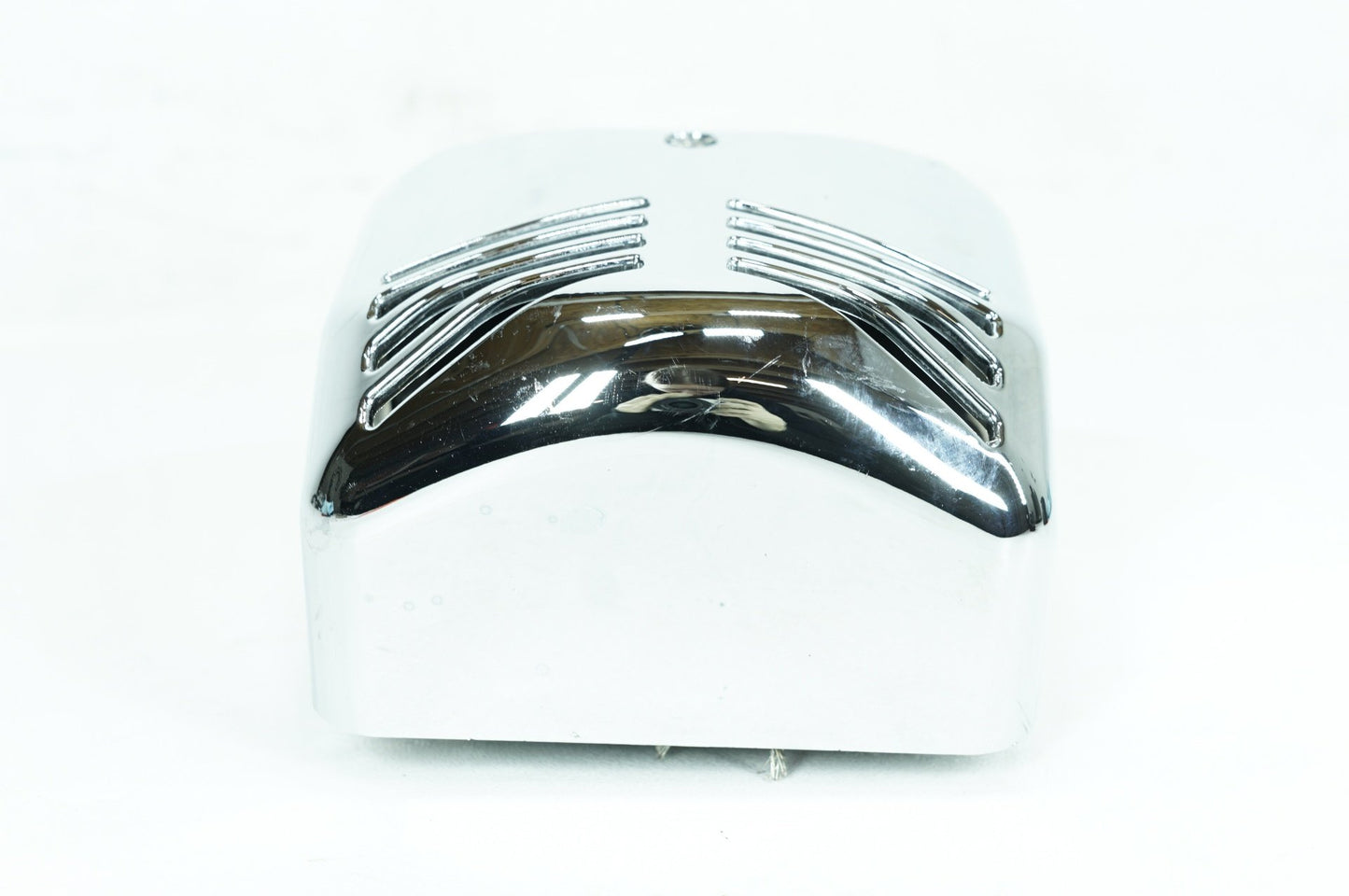 1984 - 1998 Harley-Davidson Touring Electra Glide Classic Horn Signal Klaxon Chrome Cover Ribbed