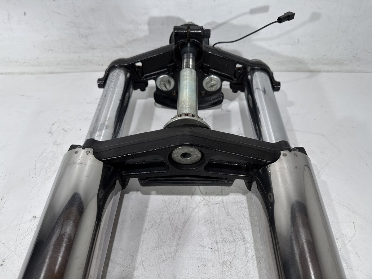 14 Harley Electra Touring Ultra Front Triple Tree Set & LH RH Fork Legs Sliders