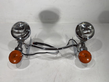 1996 Harley Electra Glide Touring FLHT OEM Front Turn Signal Indicators Aux Light Bar