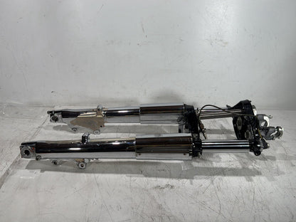 1996 Harley Road King Touring Police FLHPI OEM Front Triple Tree Set & LH RH Fork Legs Sliders