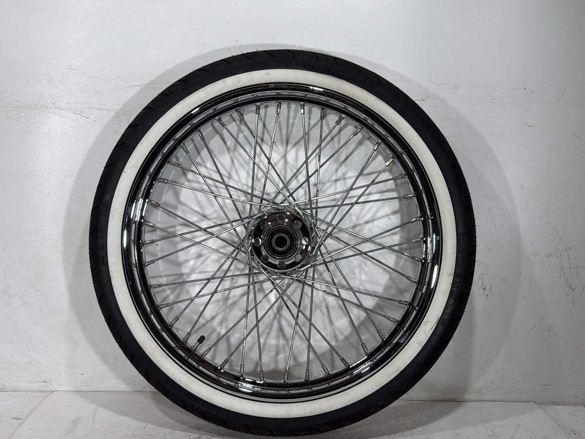 2003 Harley Softail Deuce FXSTD OEM Front Wheel Rim Tire Spoked