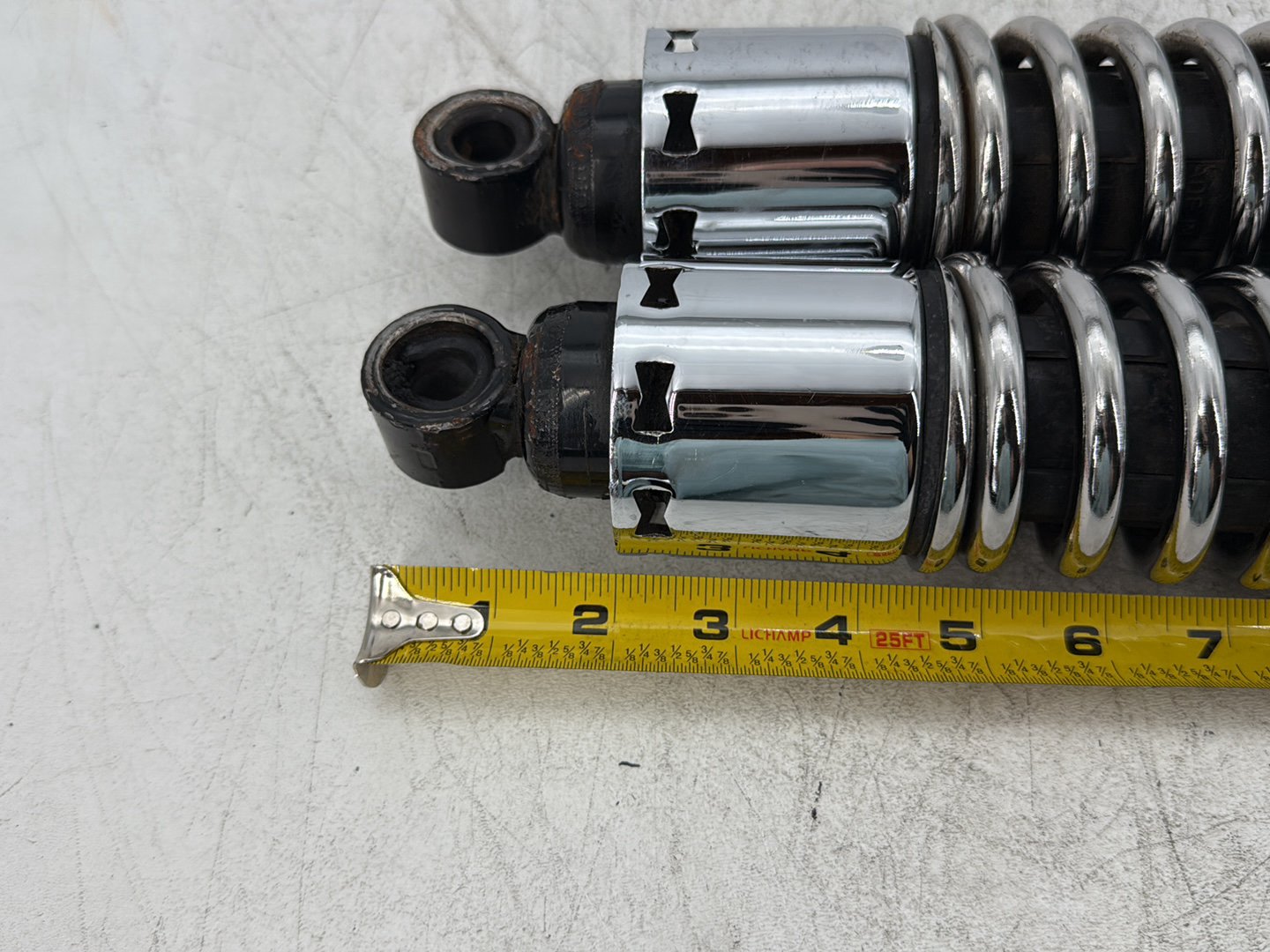 1997 Harley Sportster 1200 Custom XL1200C OEM Rear Left Right Shock Absorbers 12"