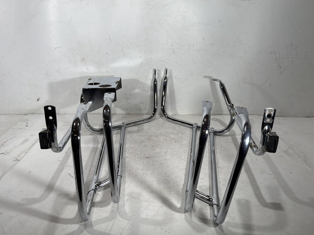 1990 Harley Electra Glide Touring OEM Rear Left Right Saddlebag Guard Rails Bar
