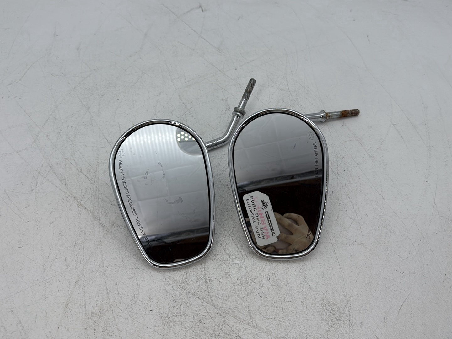 2001 Harley Sportster 883 Hugger XLH883 OEM Left Right Rear View Mirror