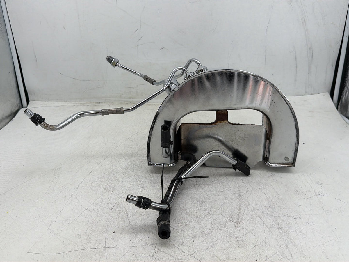 03 Harley Softail Deuce FXSTD OEM Oil Tank Reservoir Bottle Canister & Dipstick