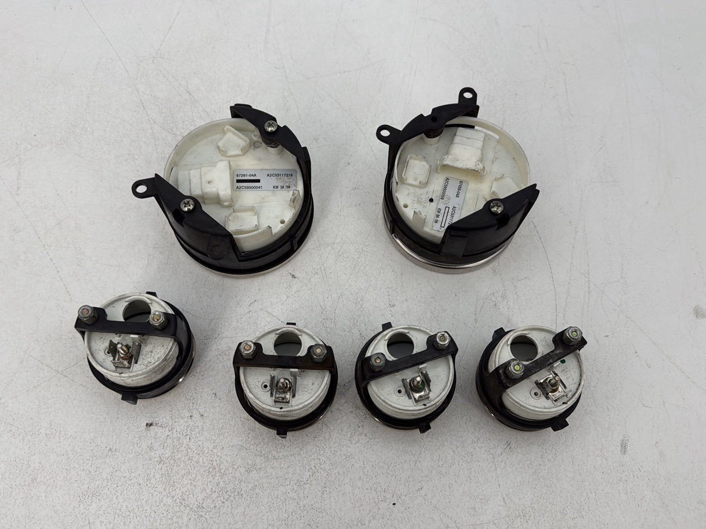2007 - 2012 Harley-Davidson Touring Street Glide Air Oil Volt Fuel Tacho Speedo Gauges 43K