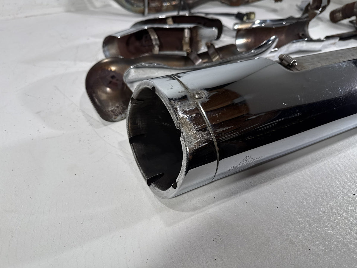 14 Harley Electra Glide Touring Ultra Exhaust Header Pipes Muffler Vance & Hines