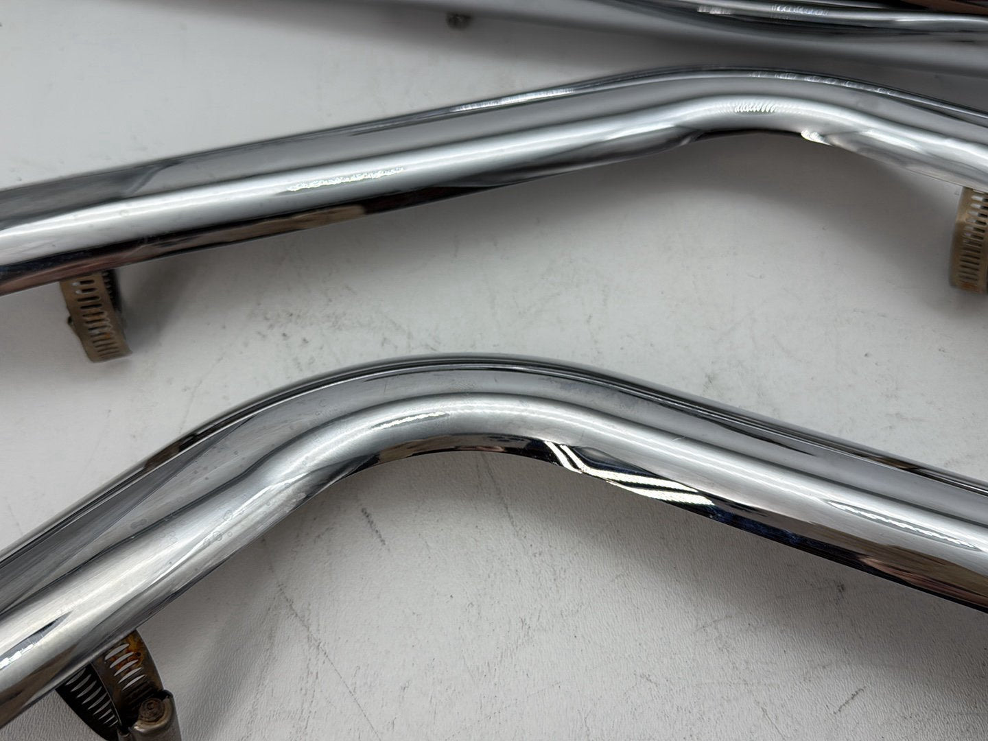 2008 Harley Softail Deluxe FLSTN OEM Exhaust Header Pipes Muffler