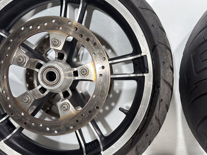 2015 Harley Road Glide Touring FLTRXS OEM Front & Rear Wheel Rim Tire