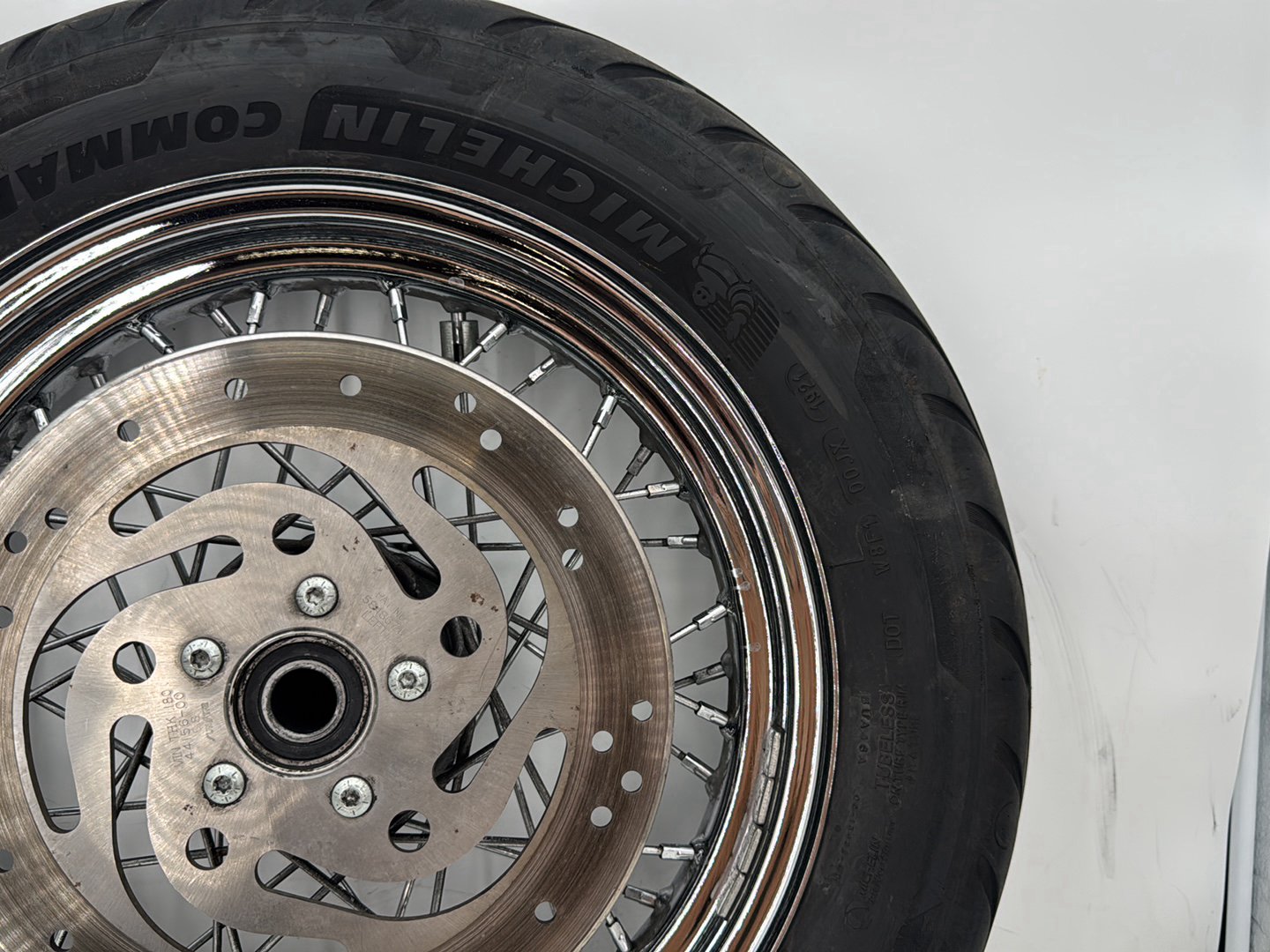 2007 Harley Softail Heritage Classic FLSTC OEM Rear Wheel Rim Tire Spoked