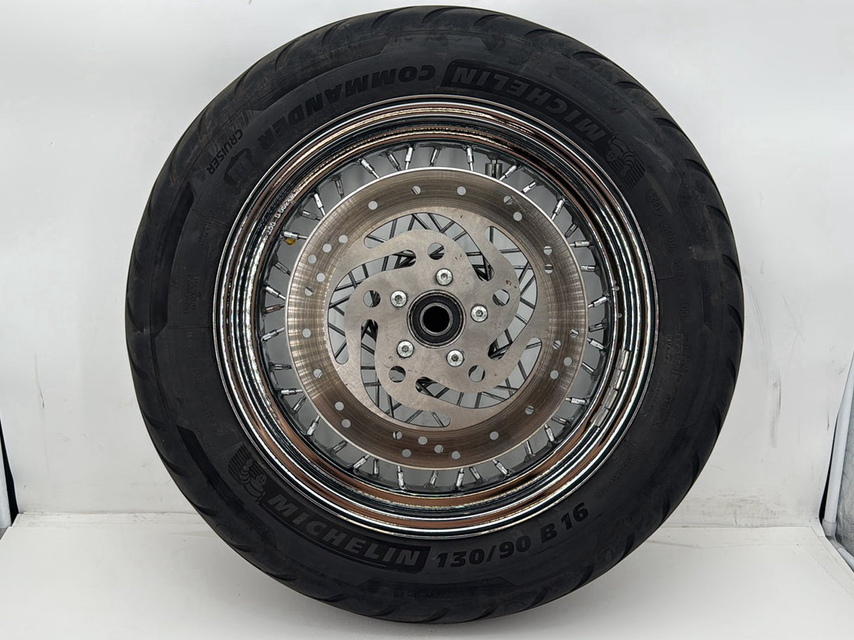 07 Harley Softail Heritage Classic OEM Rear Wheel Rim Tire Spoked 130/90B16 16"
