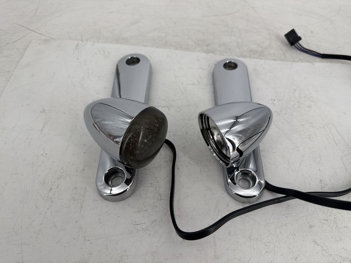 13 Harley Street Glide Touring FLHX OEM Front Left Right Turn Signal Indicators