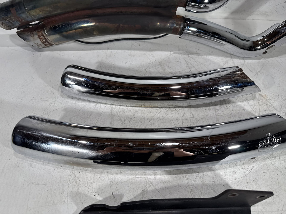 2012 Harley Electra Touring Ultra Exhaust Header Pipes Muffler Vance & Hines