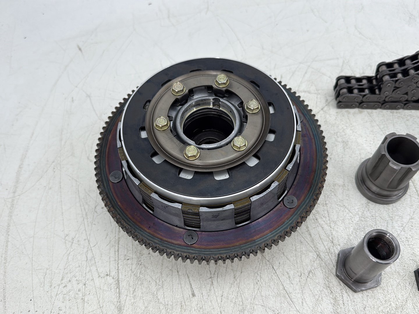 1998 Harley Touring FLHTCUI Electra Glide Ultra OEM Clutch Basket Chain Tensioner Kit