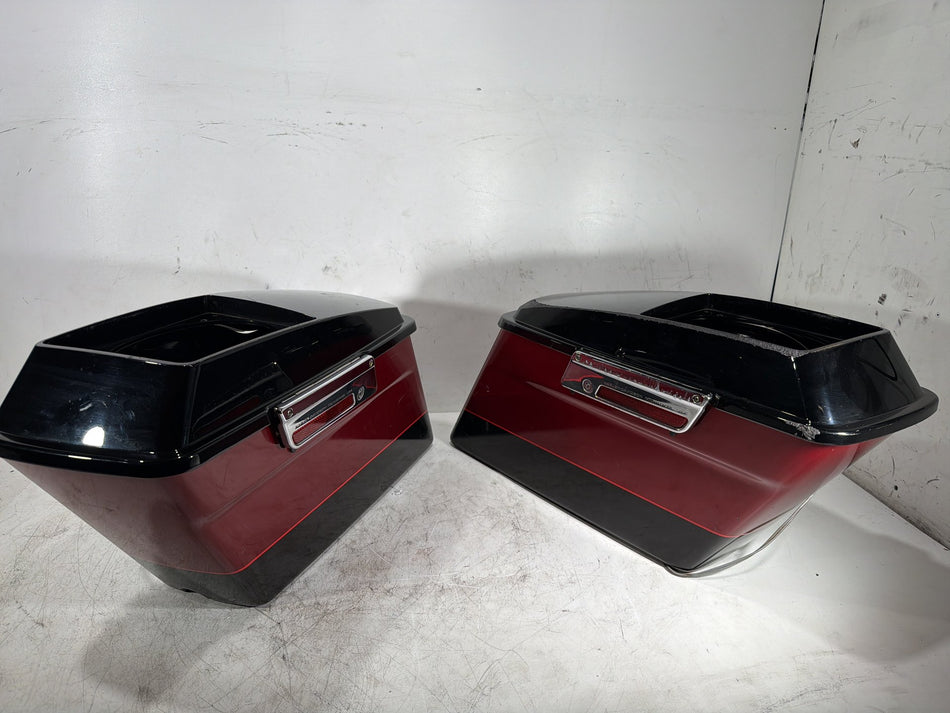 06 Harley Electra Glide Touring Classic OEM Left Right Saddlebags Luggage NOKey